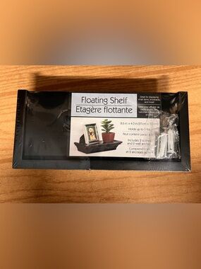 3 Black Floating Shelf - Wall Display Shelf